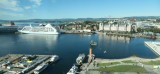 Blick vom Museum auf Oslo